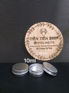 Hũ thiếc bạc, vàng 10ml