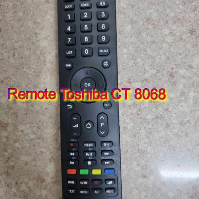 Remote điều khiển tivi toshiba CT 8068