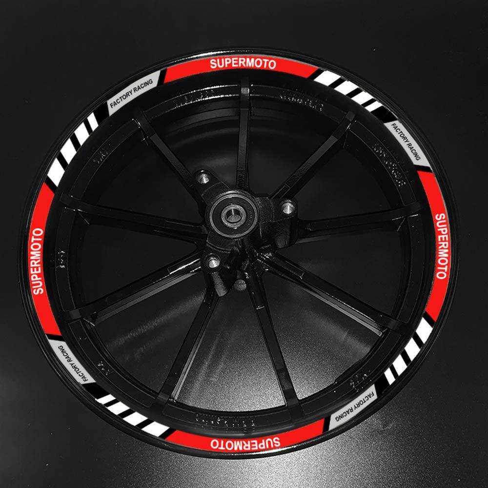 Đề Can Phản Quang Chống Thấm Nước 10 &quot;12&quot; 17 &quot;18&quot; Phong Cách Trang Trí Bánh Xe Mô Tô