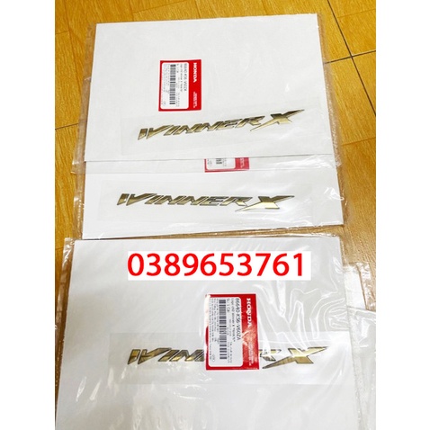 Tem logo Winner X/ Winner V3 chính hãng Honda