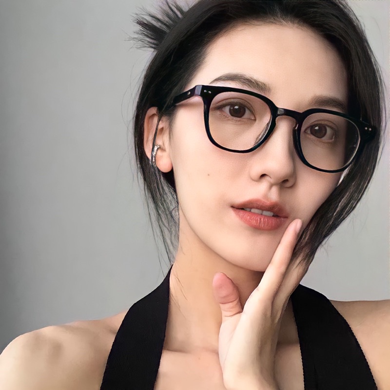 Kính mắt nam nữ gọng vuông Lutto phong cách Hàn Quốc new collection hot trend 2022