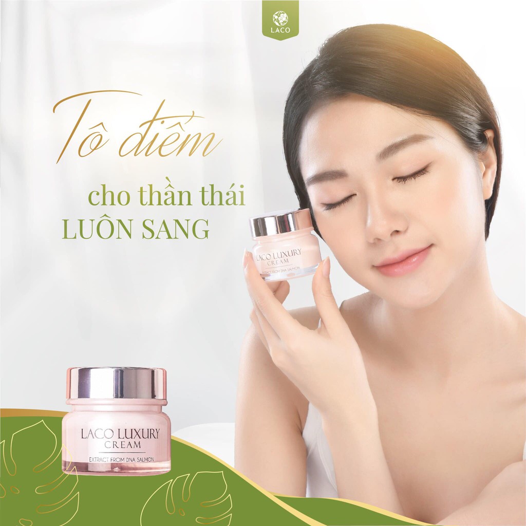 Kem dưỡng trắng da -Kem ngày Laco Luxury Cream chống nắng bật tone da làm mờ nám và chống lão hóa cho một làn da trắng | BigBuy360 - bigbuy360.vn
