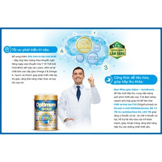 SỮA BỘT VINAMILK OPTIMUM GOLD 3 HT 850G
