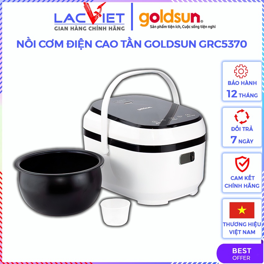 Nồi cơm điện, Nồi cơm điện cao tần Goldsun GRC5370 - 1.8L- Bảo hành 12 tháng đổi trả mới 7 ngày 10101196