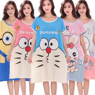 Đầm Ngủ Dưới 90kg Hoạt Hình Dễ Thương Xinh Xắn Đáng Yêu