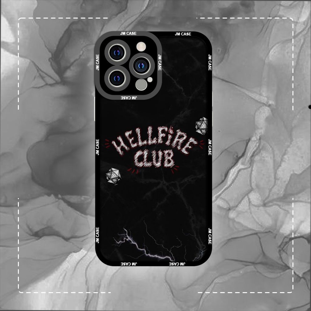 Ốp lưng iphone cạnh vuông JM CASE HELLFIRE CLUB sấm sét 6plus/6s/6splus/7/7plus/8/8plus/x/xs/11/12/pro/max/plus/promax