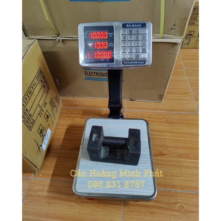 CÂN BÀN ĐIỆN TỬ TÍNH GIÁ 60Kg/5g; 60kg/5g New TÍNH TIỀN -