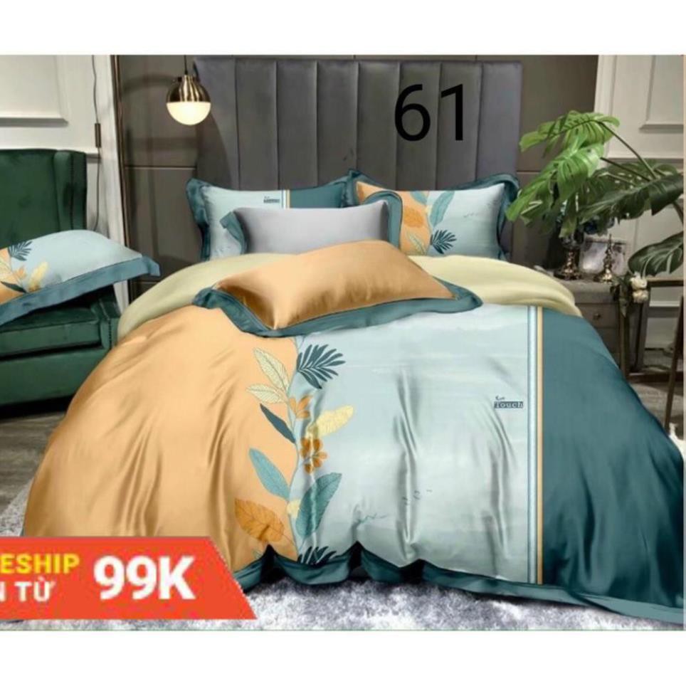 Drap giường Tencel 100% 🎁MẪU MỚI🎁 Giảm 10k nhập [CHAN GA GOI] Chăn ga gối đệm lụa tencel cao cấp .