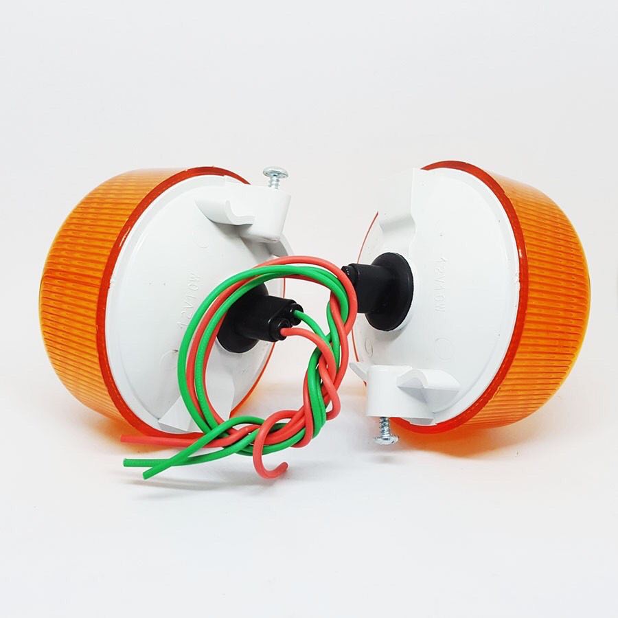 CẶP XI NHAN TRƯỚC XE CUB CHÓA CAM