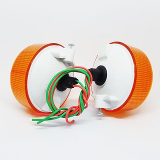 CẶP XI NHAN TRƯỚC XE CUB CHÓA CAM