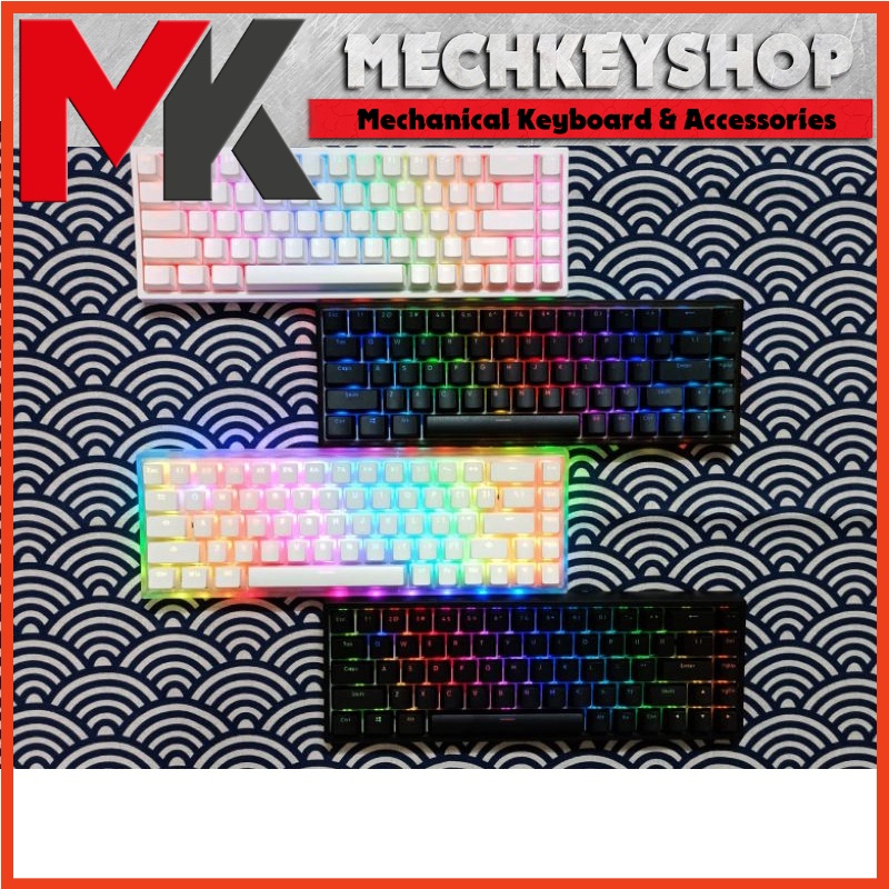 Bàn phím cơ Keycool Gz68 Gz68Pro, 3 chế độ kết nối, Led RGB, led gầm, hotswap