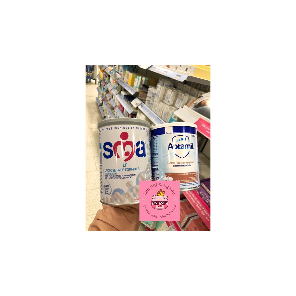 SỮA SMA 𝐋𝐀𝐂𝐓𝐎𝐒𝐄 𝐅𝐑𝐄𝐄 (400gr) dành cho trẻ không dung nạp lactose