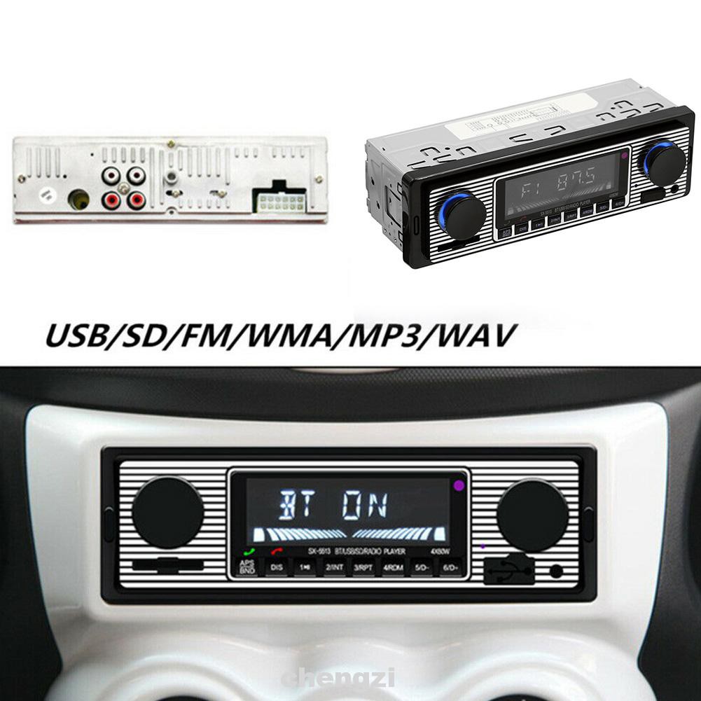 Radio Kết Nối Bluetooth Có Màn Hình Lcd Hiển Thị Phong Cách Retro