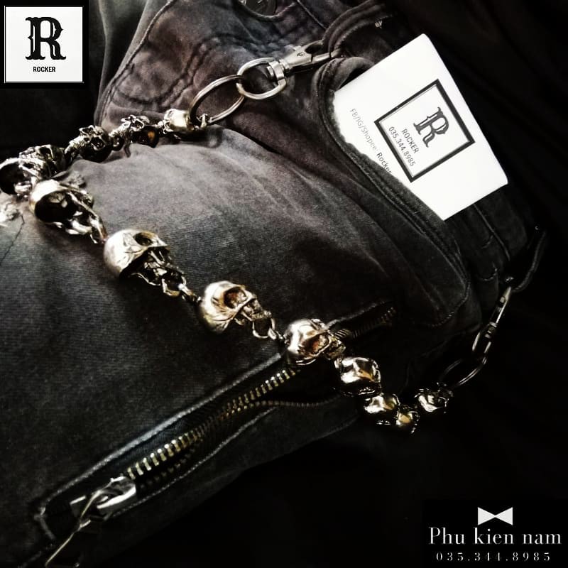 Xích quần Jeans - Death's smile - Mã XQJ037