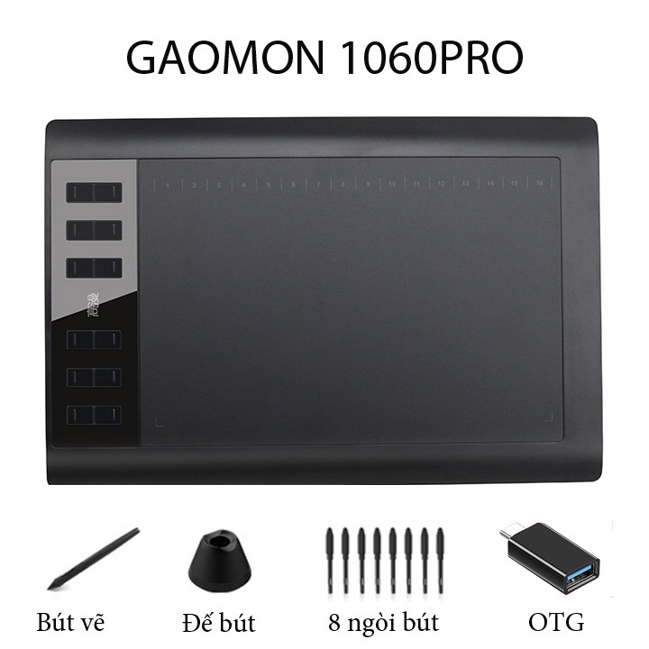 Bảng Vẽ Điện Tử GAOMON 1060PRO 2023 - 10x6 inch