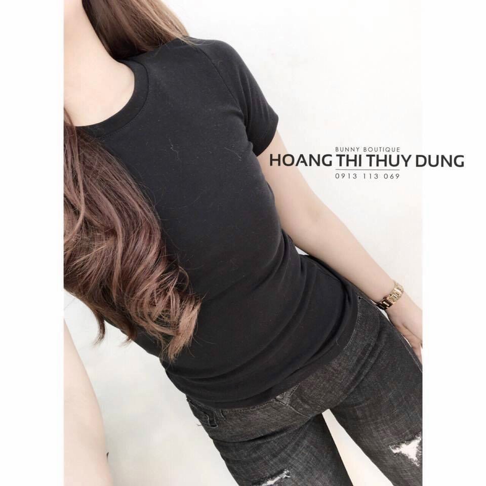Áo phông body cộc trơn