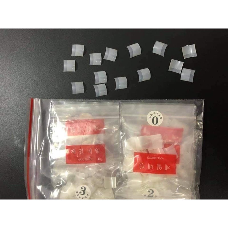 MÓNG NỐI CHÂN 2 MÀU TRONG- ĐỤC DÙNG ĐỂ NÓI MÓNG ĐẮP GEL - ĐẮP BỘT