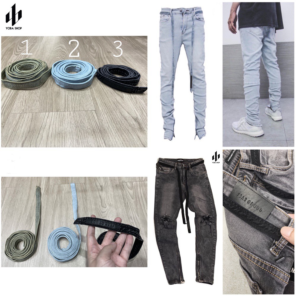 DÂY JEANS THẮT LƯNG SKINNY JEANS YOBASHOP