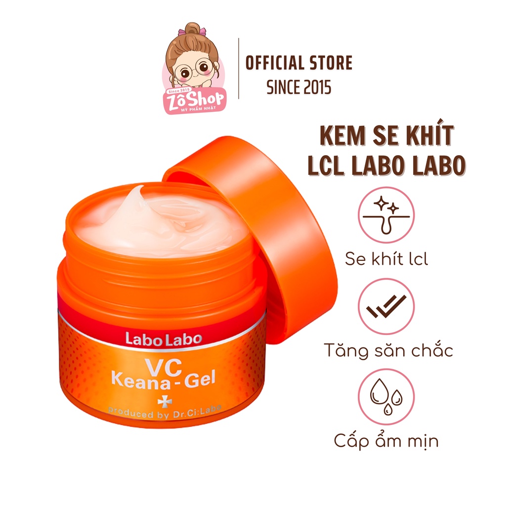 Kem dưỡng đa năng Labo Labo se khít lỗ chân lông chuyên sâu - Labo Labo VC Keana Gel (90g)
