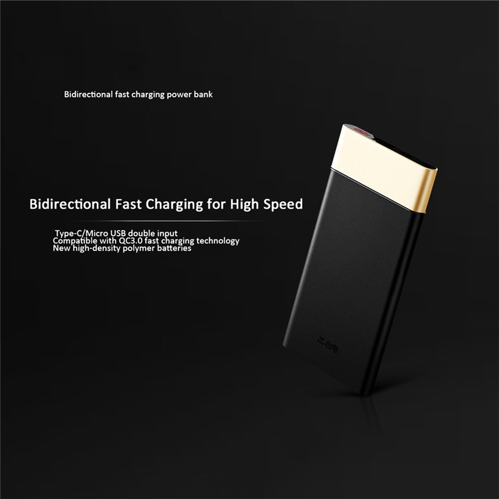 Teclast T100UC-G Ultra-thin 10000mAh QC3.0 Power Bank With LED Display