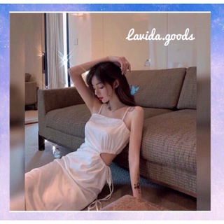 S4 đầm body nữ hai dây khoét eo siêu hot kèm ảnh thật