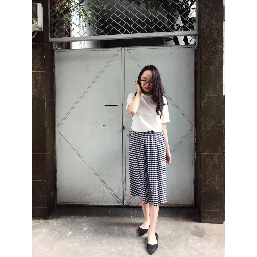 Chân váy caro midi | BigBuy360 - bigbuy360.vn