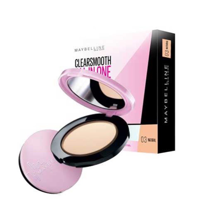 [Mã SR11JUNE5 giảm 20K đơn 50K] Phấn Trang Điểm Mịn Da Chống Nhờn Maybelline Clear Smooth