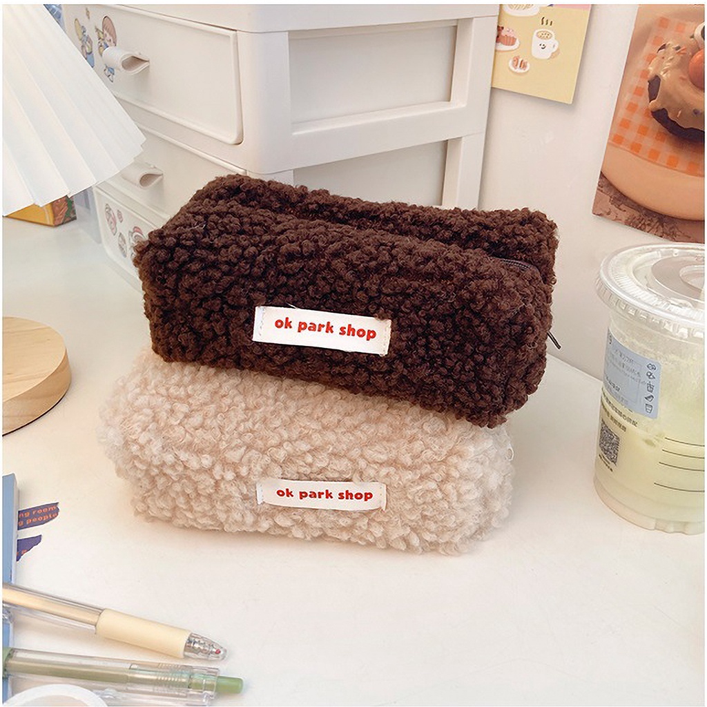 Hộp đựng bút chì kiểu Hàn Quốc Túi đựng bút chì Hộp đựng bút chì Hộp bút chì dễ thương Túi mỹ phẩm Túi đựng đồ sang trọng