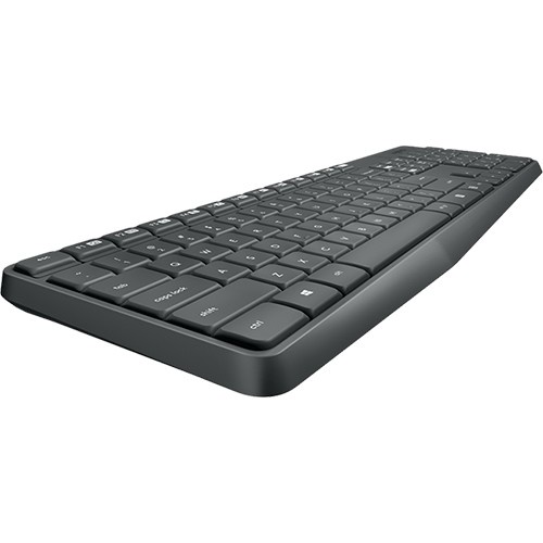 CHINH HANG Combo chuột và bàn phím không dây Logitech MK235 - Hàng chính hãng