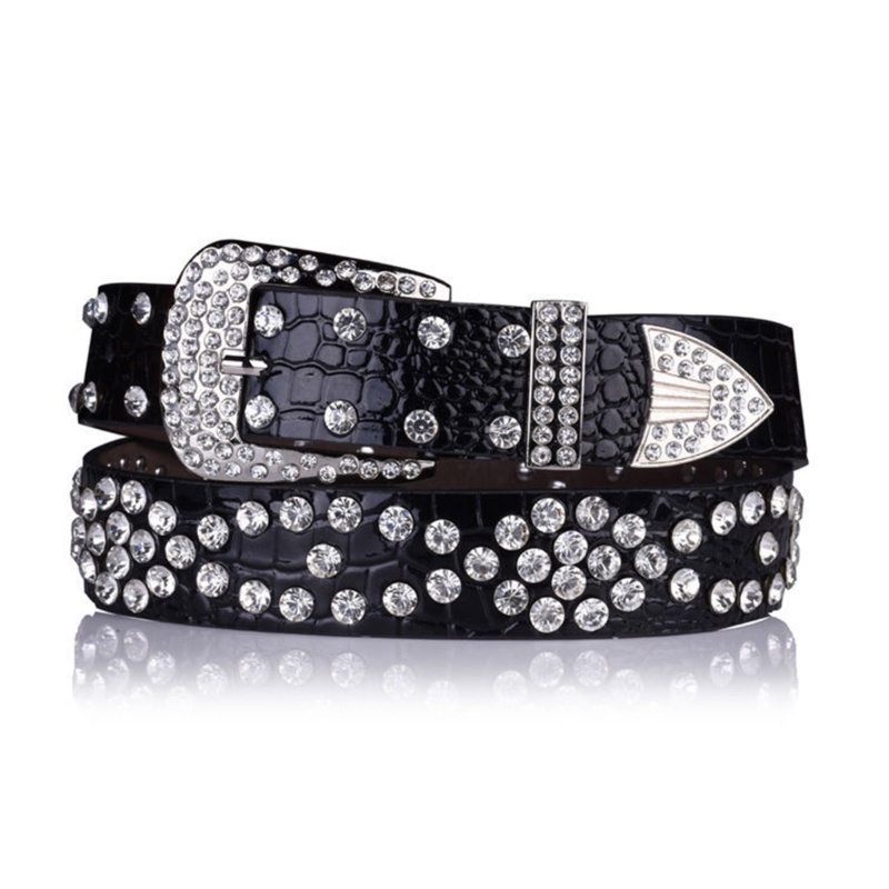 Thắt Lưng Đính Đá Lấp Lánh Sang Trọng Cho Nam Và Nữ