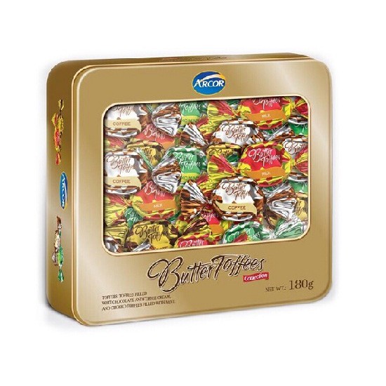 [Mã GROSALE2703 giảm 8% đơn 250K] Kẹo Arcor Butter Toffees 180g