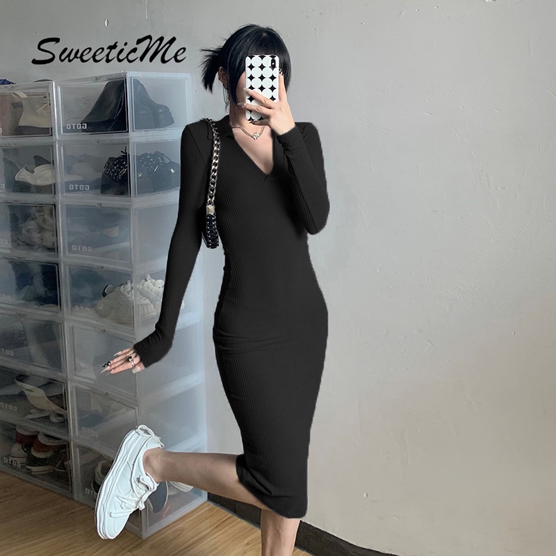 Đầm Cổ Chữ V Thiết Kế Mới Thời Trang Dành Cho Nữ