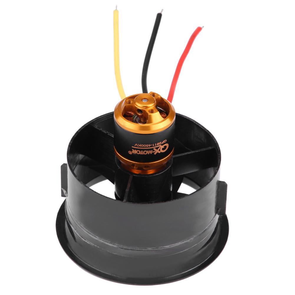 64mm Ống Quạt 5 Cánh Quạt với QF2611 4500KV Động Cơ Không Chổi Than cho RC Mô Hình Máy Bay-168-OXUI3