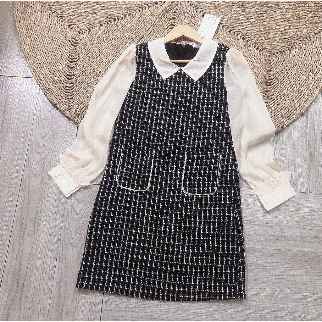 váy dạ 2 lớp, váy dạ nữ
