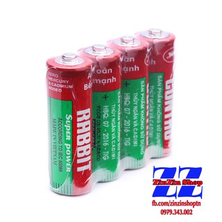 COMBO 2 VỈ PIN CON THỎ SIZE AA ( SIÊU RẺ )