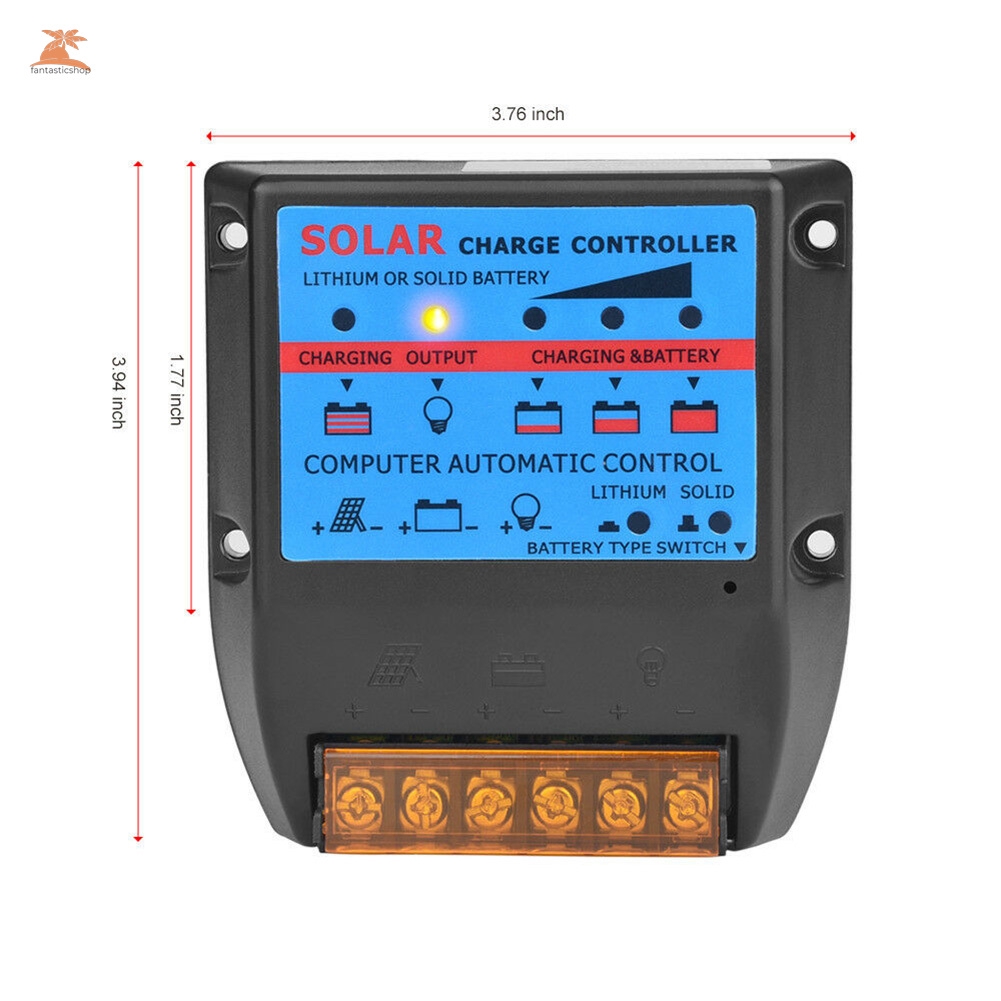 Bộ Điều Khiển Sạc Năng Lượng Mặt Trời 10 / 20 / 30 / 40 / 50a Pwm 12v / 24v Im0