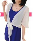 Aó Khoác Ghile Cột Chifon (Trắng)