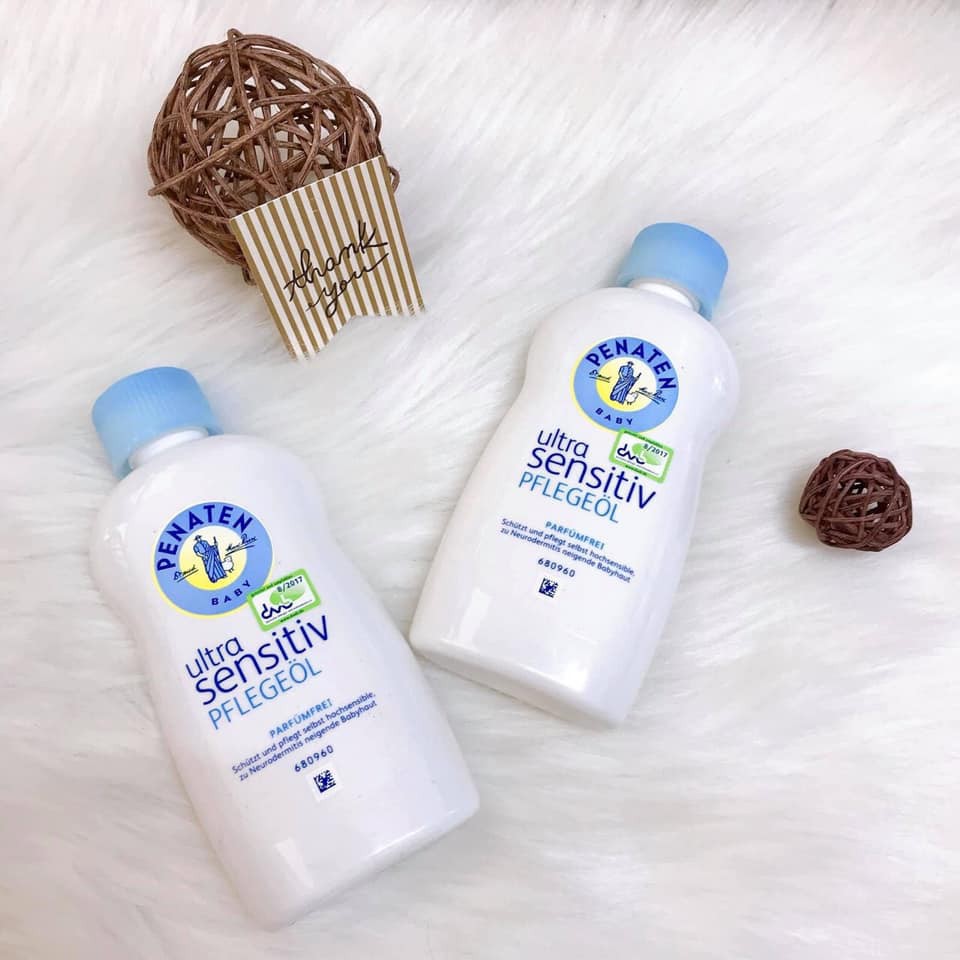 Dầu massage toàn thân Penaten Ultra Sensitiv Pflegeol - Dành cho da nhạy cảm