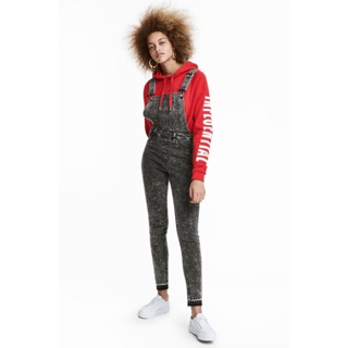 Yếm jeans dài HM auth