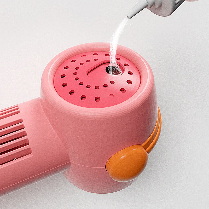 Quạt Phung Sương Cầm Tay Cánh Âm - Quạt Mini Tích Điện Phun Sương Hơi Nước Tạo Ẩm 500mAh - HUSO | BigBuy360 - bigbuy360.vn