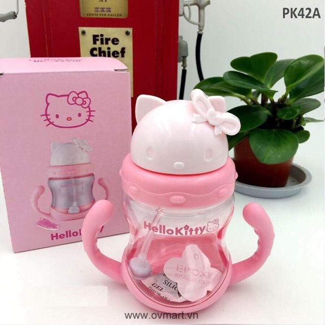 Bình nước helo kitty