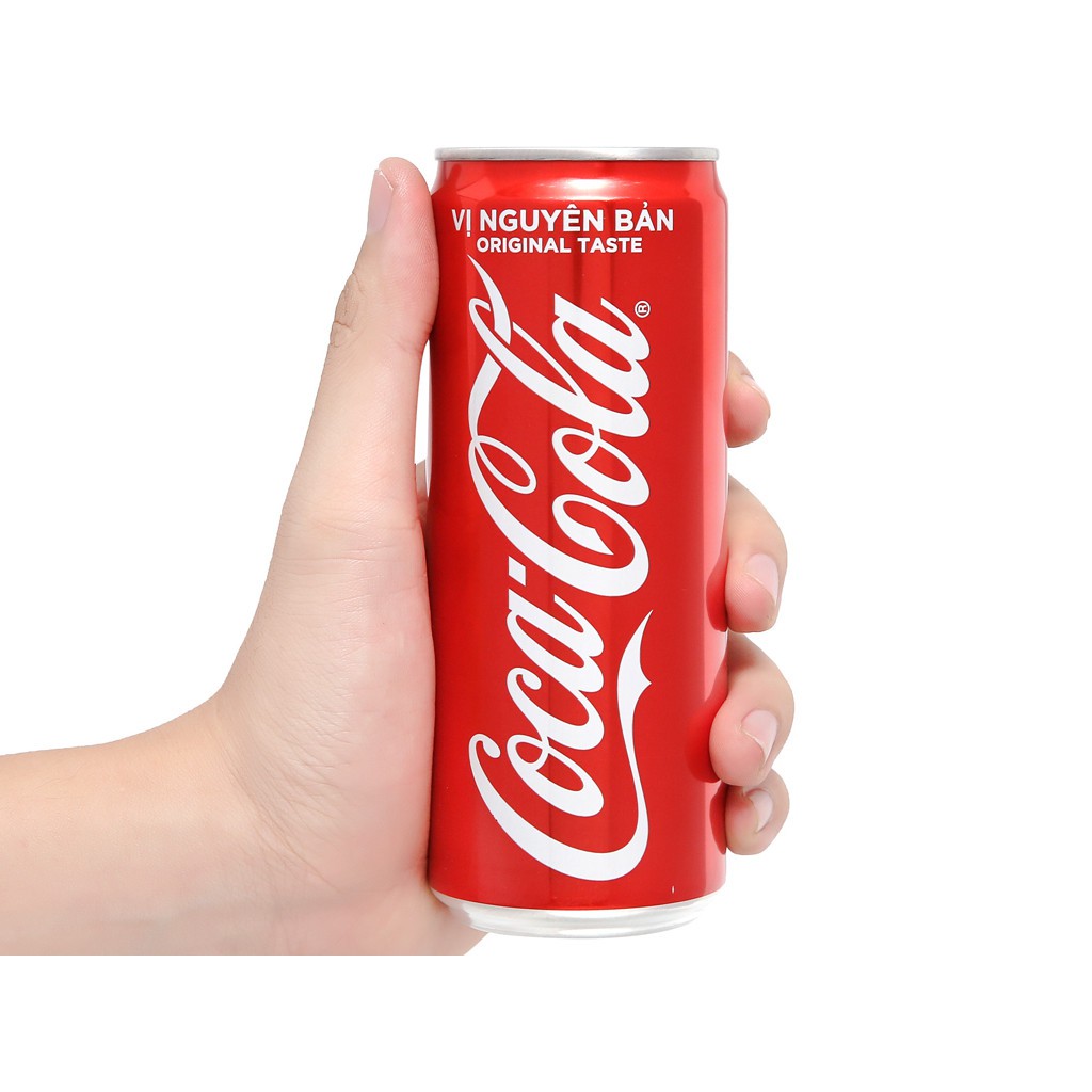 6 lon nước ngọt coca cola 330ml