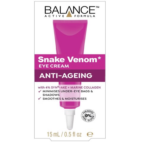Kem Dưỡng Da Vùng Mắt Balance Snake Venom Eye Cream Anti-Ageing 15ml | BigBuy360 - bigbuy360.vn