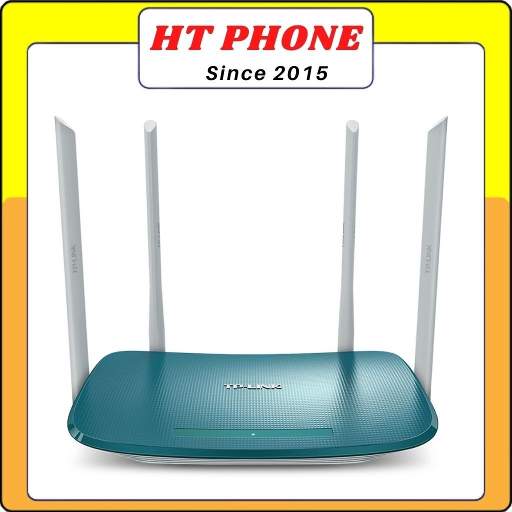 Router wifi, bộ phát tp-link 4 râu 900Mbps băng tần kép AC1200 2.4G 5G ( đã qua sử dụng ) - HT PHONE