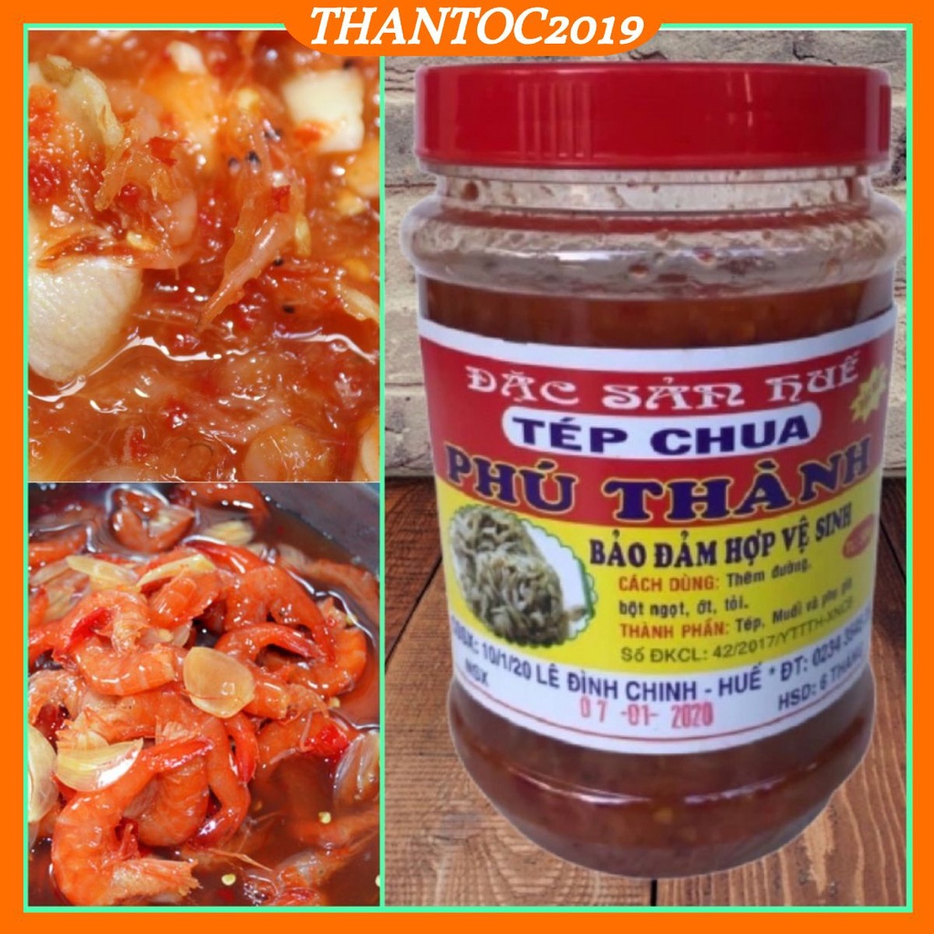 Tép Chua Phú Thành 500g 🎈 Đặc sản Huế 🎈