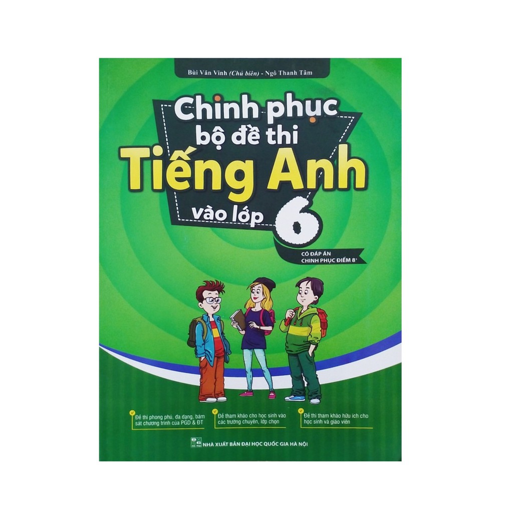 Sách - Chinh phục bộ đề thi tiếng anh vào lớp 6