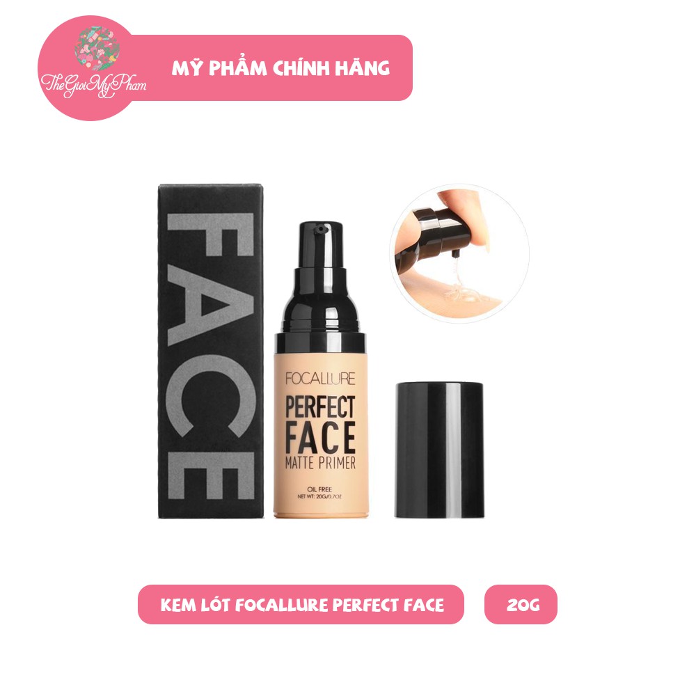 Kem Lót Trang Điểm Kiềm Dầu Focallure Perfect Face Matte Primer 20g