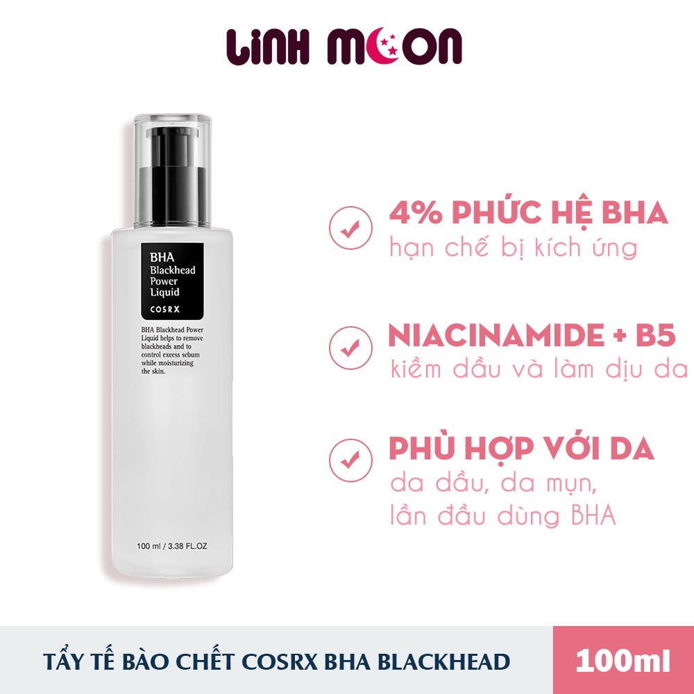 Tẩy tế bào chết Cosrx BHA Blackhead Power Liquid