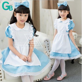 Đầm cosplay Alice In Wonderland cho bé gái
