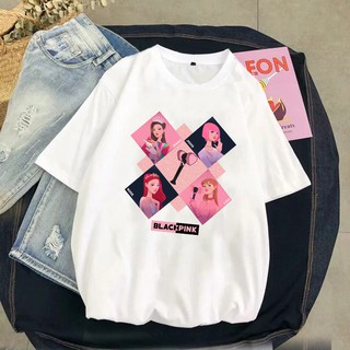 Áo thun Unisex Black pink Kpop DDU-DU DDU-DU độc đáo- áo thun form rộng ngắn tay